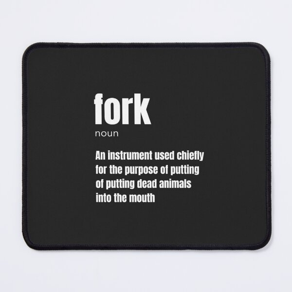 Item preview, Fork Defined - Witty Culinary Art designed and sold by OwlWorks.