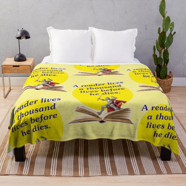 Item preview, knight, reading a book, quote designed and sold by Mauswohn.