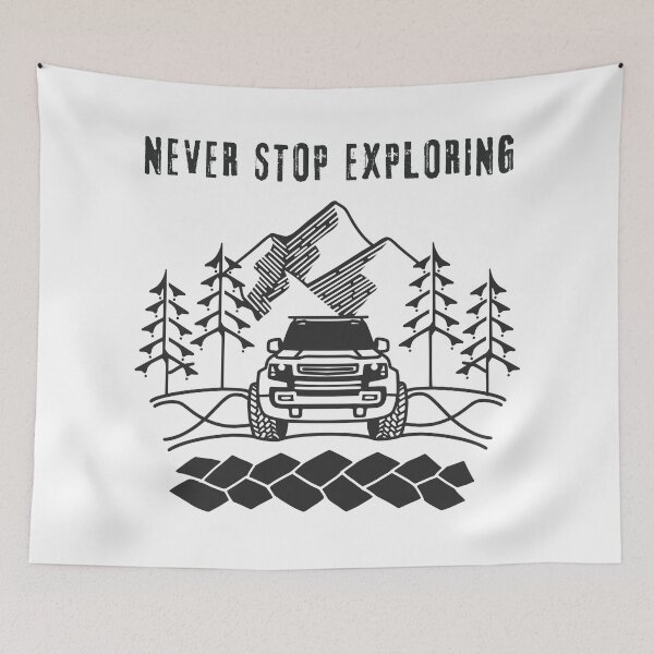 Item preview, Never Stop Exploring designed and sold by Sketch-Shack.