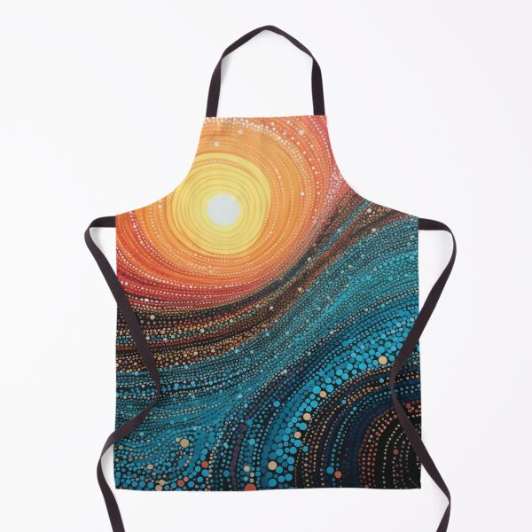 Item preview, Aboriginal Inspired Dot Art - The Sun Rises designed and sold by GrinGalore.