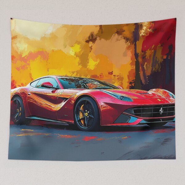 Item preview, Red Ferrari F12berlinetta designed and sold by AutoPopStudio.