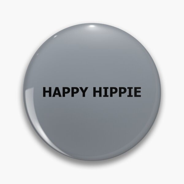 Item preview, Happy Hippie Just Two Words Black Text designed and sold by Beachy.