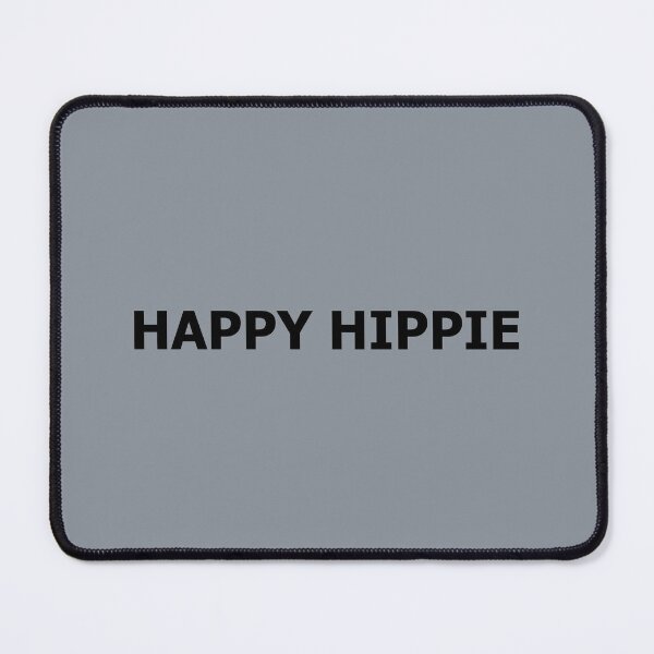 Item preview, Happy Hippie Just Two Words Black Text designed and sold by Beachy.