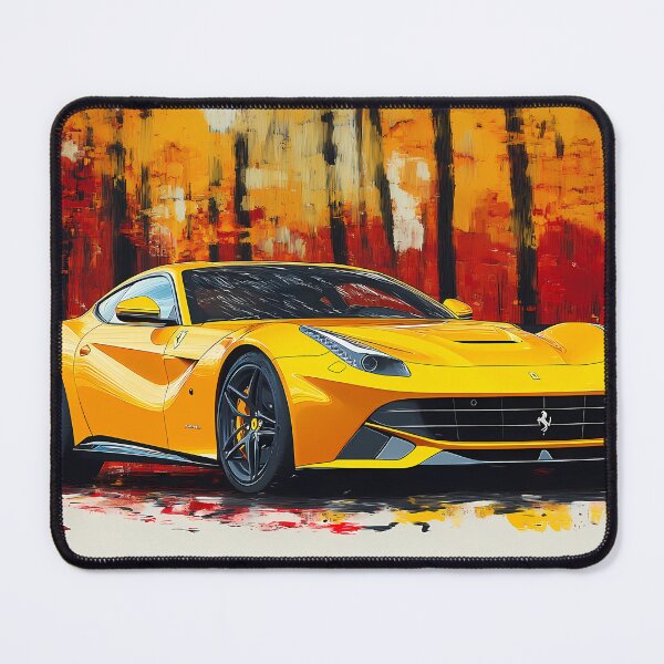 Item preview, Yellow Ferrari F12berlinetta designed and sold by AutoPopStudio.