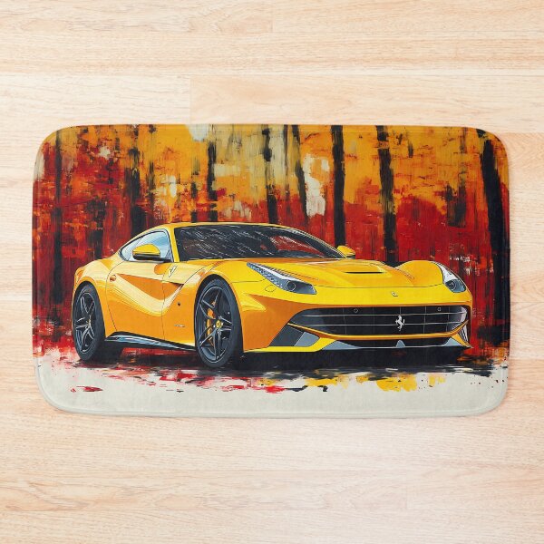 Item preview, Yellow Ferrari F12berlinetta designed and sold by AutoPopStudio.