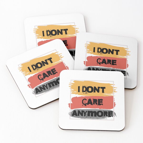 Item preview,  I Don’t Care Anymore - Carefree Statement Tee designed and sold by CYouClothings.