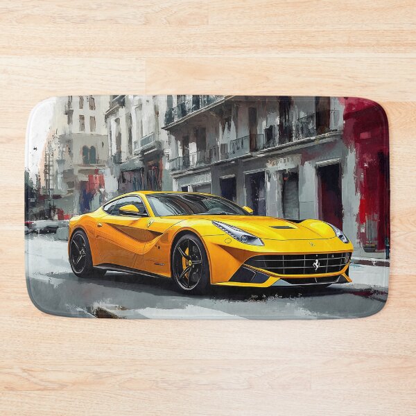 Item preview, Yellow Ferrari F12berlinetta II designed and sold by AutoPopStudio.