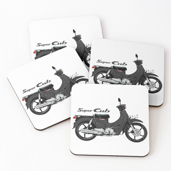 Item preview, honda motorcycle super cub C110 artwork-black designed and sold by sketchjuny.