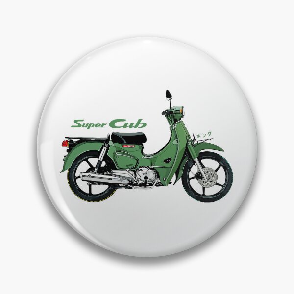 Item preview, honda motorcycle super cub C110 artwork-kaki designed and sold by sketchjuny.