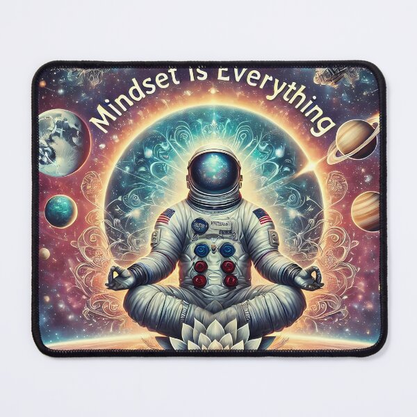 Item preview, Motivational Quote, Mindset is Everything, Astronaut designed and sold by Logiamerch.