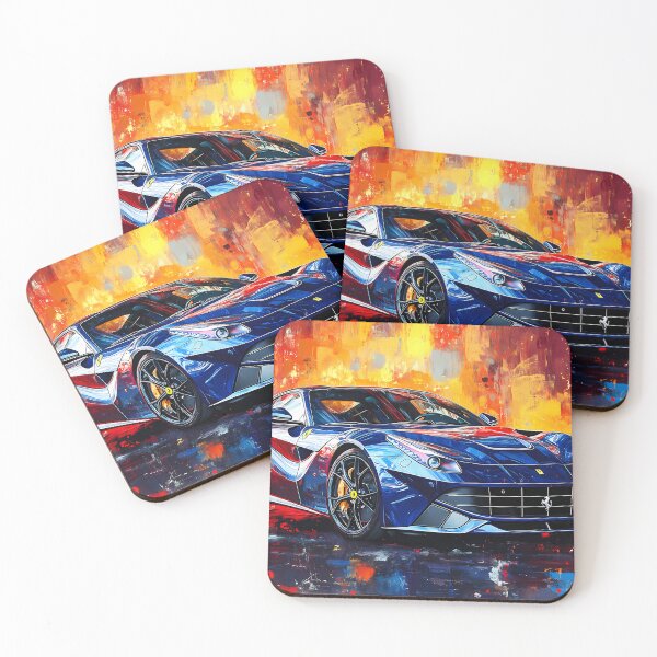 Item preview, Blue Ferrari F12berlinetta designed and sold by AutoPopStudio.
