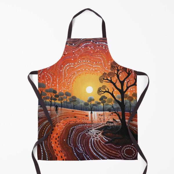 Item preview, Aboriginal Inspired Dot Art - Autumn Park designed and sold by GrinGalore.