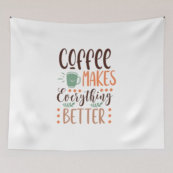 Item preview, Coffee makes everything better designed and sold by Dominika Farkašová.