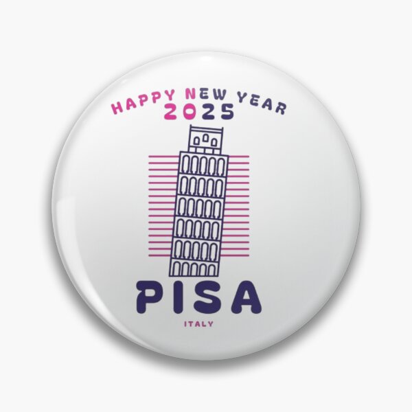 Item preview,   Happy New Year Piza Italy 2025 T-shirt designed and sold by Scouts4ever.