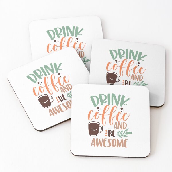 Item preview, Drink coffee and be awesome designed and sold by Dominika Farkašová.