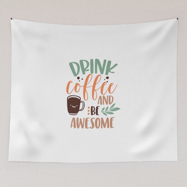Item preview, Drink coffee and be awesome designed and sold by Dominika Farkašová.