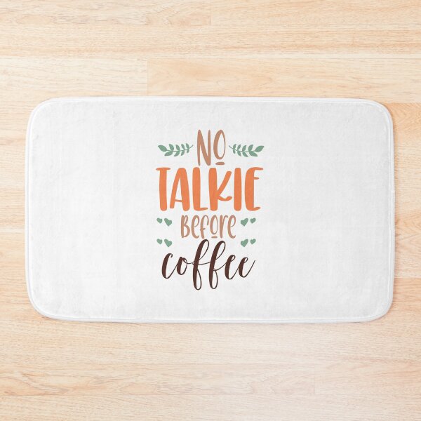 Item preview, No talkie before coffee designed and sold by Dominika Farkašová.