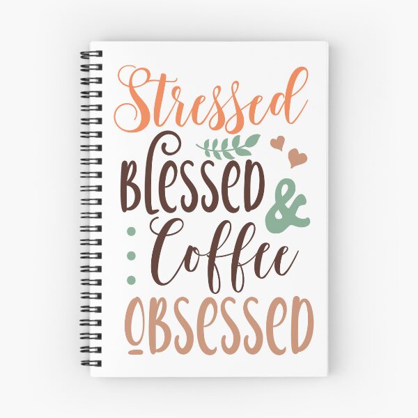Item preview, Stressed blessed & coffee obsessed designed and sold by Dominika Farkašová.