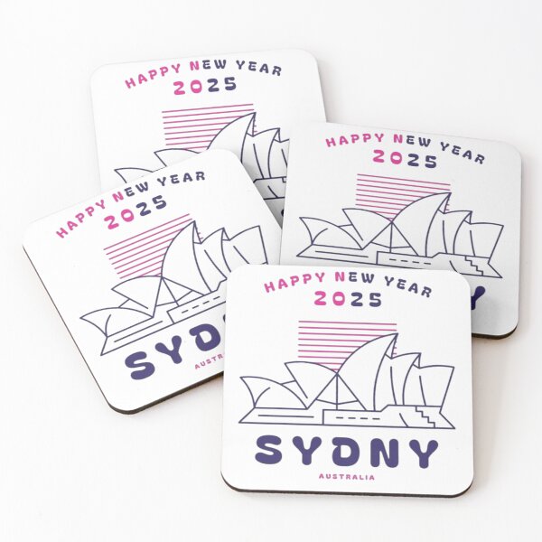 Item preview, Happy New Year Sydny Australia 2025 T-shirt designed and sold by Scouts4ever.