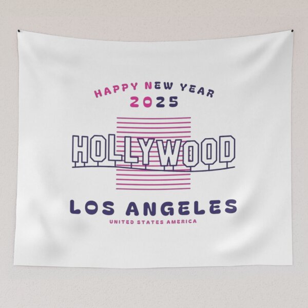 Artikelvorschau, Frohes neues Jahr Los Angeles USA 2025 T-Shirt entworfen und verkauft von Scouts4ever.