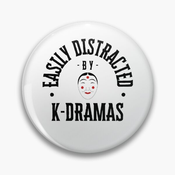 Aperçu de l'œuvre Facilement distrait par les K-Dramas créée et vendue par Kindred & Thistle.