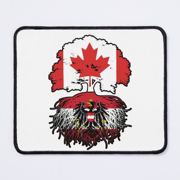 Item preview, Austria Austrian Canadian Canada Tree Roots Flag designed and sold by FlagX.