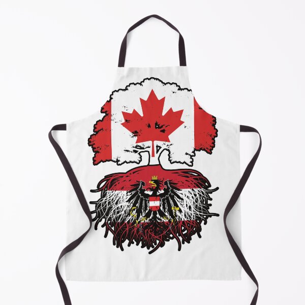 Item preview, Austria Austrian Canadian Canada Tree Roots Flag designed and sold by FlagX.