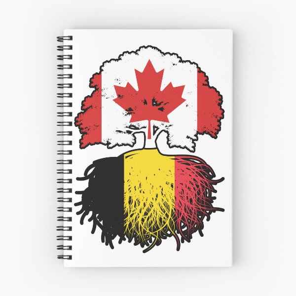 Item preview, Belgium Belgian Canadian Canada Tree Roots Flag designed and sold by FlagX.