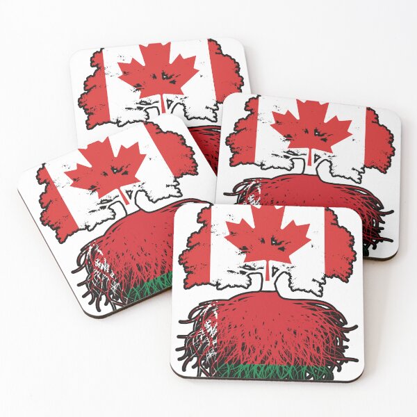 Item preview, Belarus Belarusian Canadian Canada Tree Roots Flag designed and sold by FlagX.