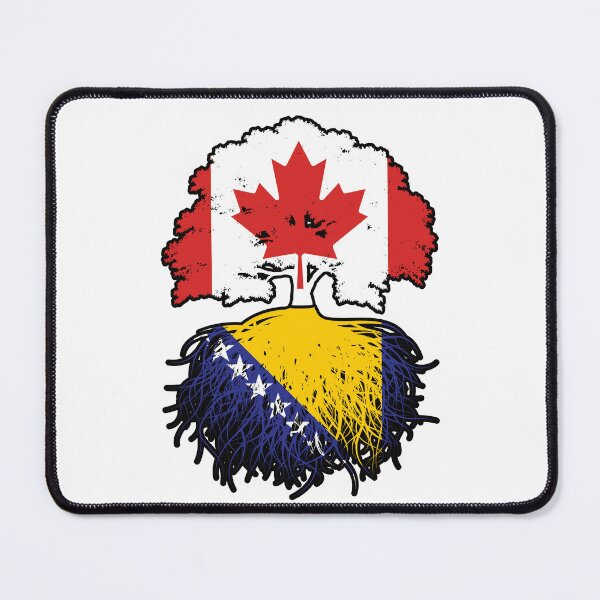 Item preview, Bosnia Bosnian Canadian Canada Tree Roots Flag designed and sold by FlagX.