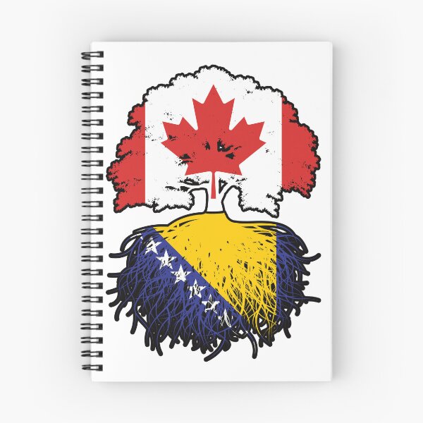 Item preview, Bosnia Bosnian Canadian Canada Tree Roots Flag designed and sold by FlagX.