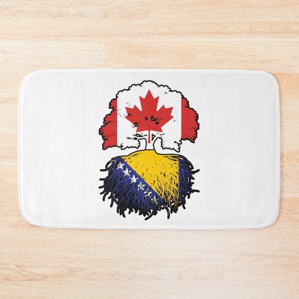 Item preview, Bosnia Bosnian Canadian Canada Tree Roots Flag designed and sold by FlagX.