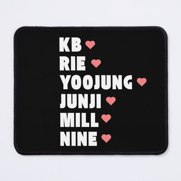 Item preview, OnlyOneOf with Member Names Kpop Group Design BLACK designed and sold by AJUNICE STUDIO.