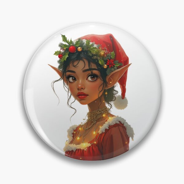 Item preview, Christmas elf girl designed and sold by Kamoufleur.