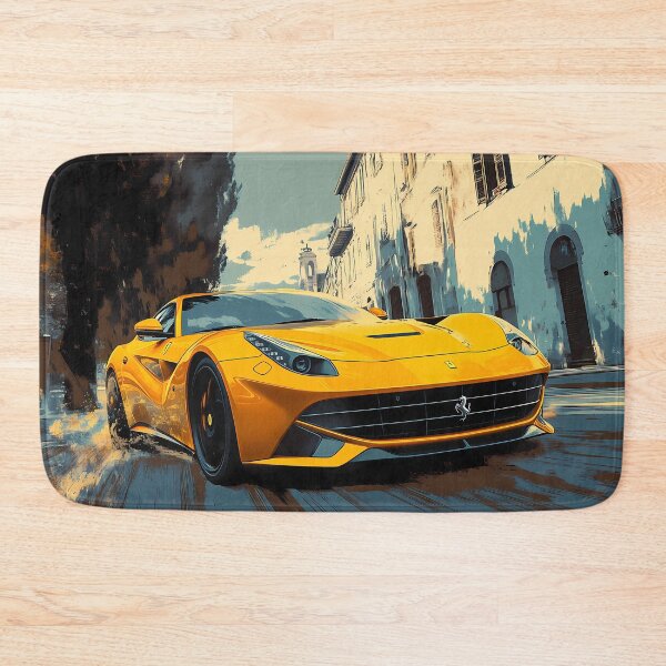 Item preview, Yellow Ferrari F12berlinetta IV designed and sold by AutoPopStudio.