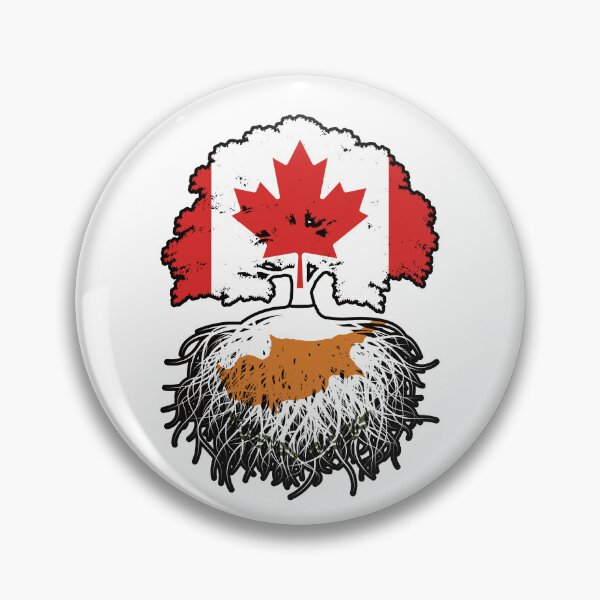 Item preview, Cyprus Cypriot Canadian Canada Tree Roots Flag designed and sold by FlagX.