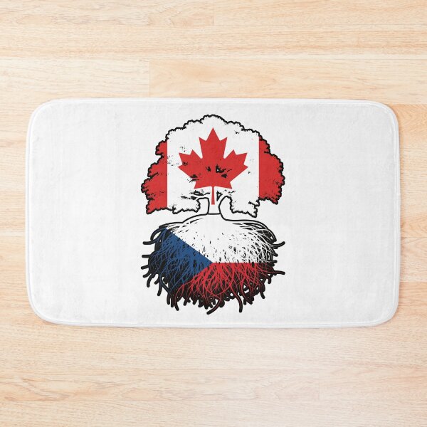 Item preview, Czech Canadian Canada Tree Roots Flag designed and sold by FlagX.