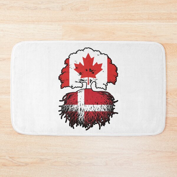 Item preview, Denmark Danish Canadian Canada Tree Roots Flag designed and sold by FlagX.