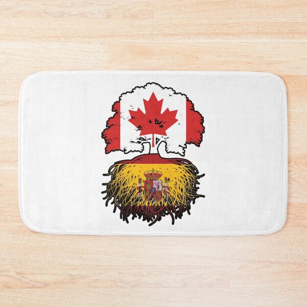 Item preview, Spain Spanish Canadian Canada Tree Roots Flag designed and sold by FlagX.
