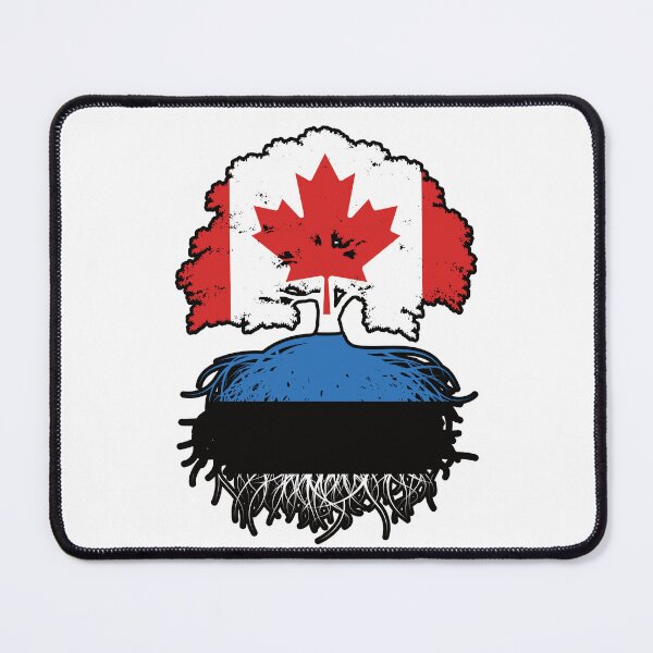 Item preview, Estonia Estonian Canadian Canada Tree Roots Flag designed and sold by FlagX.