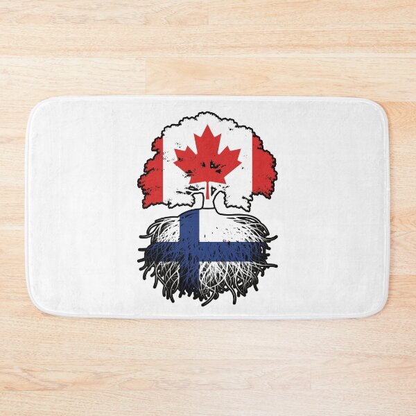 Item preview, Finland Finnish Canadian Canada Tree Roots Flag designed and sold by FlagX.