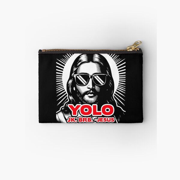 Item preview, YOLO JK BRB Jesus designed and sold by plushism.