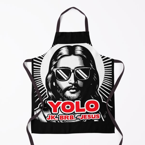 Item preview, YOLO JK BRB Jesus designed and sold by plushism.