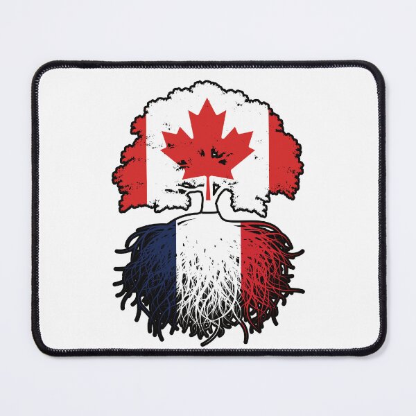 Item preview, France French Canadian Canada Tree Roots Flag designed and sold by FlagX.