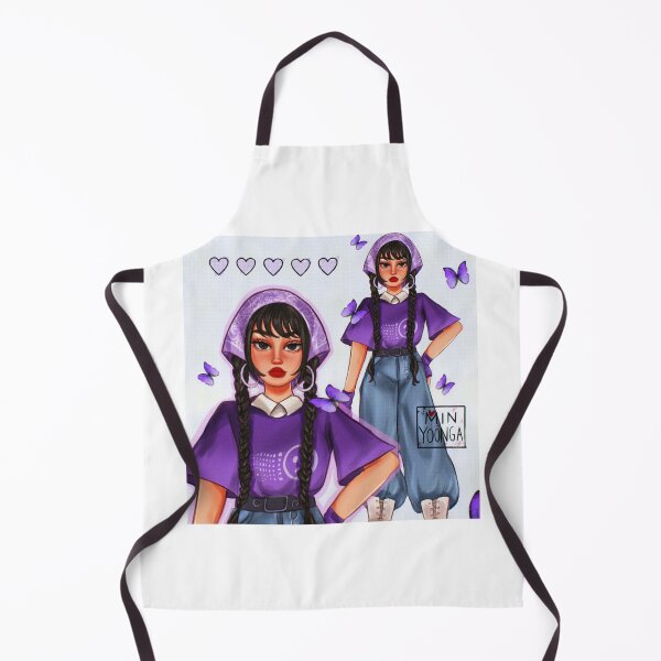 Item preview, Stylish Girl with Long Braids | Digital Art OC in Purple Top and Baggy Jeans designed and sold by minyoonga.