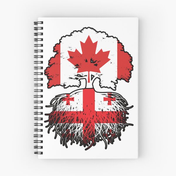 Item preview, Georgia Georgian Canadian Canada Tree Roots Flag designed and sold by FlagX.