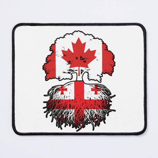 Item preview, Georgia Georgian Canadian Canada Tree Roots Flag designed and sold by FlagX.
