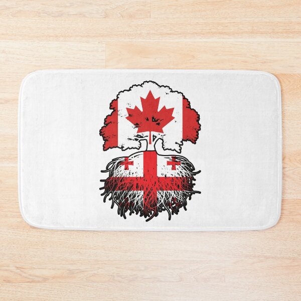 Item preview, Georgia Georgian Canadian Canada Tree Roots Flag designed and sold by FlagX.