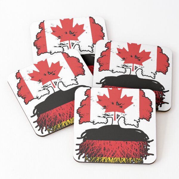Item preview, Germany German Canadian Canada Tree Roots Flag designed and sold by FlagX.