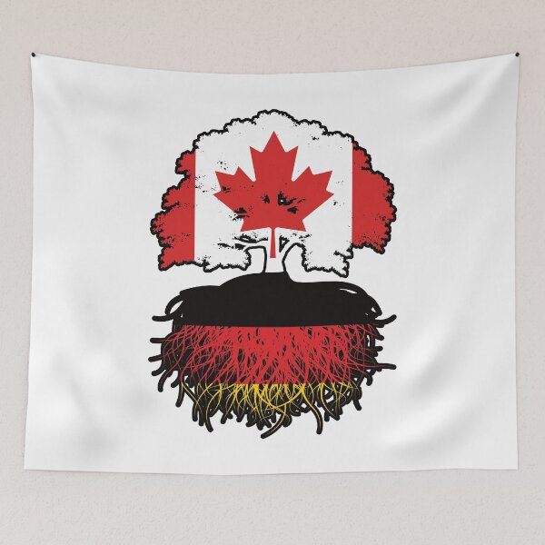 Item preview, Germany German Canadian Canada Tree Roots Flag designed and sold by FlagX.